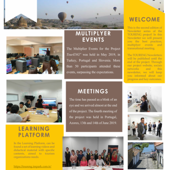 We have published the newsletter of the international project TourENG