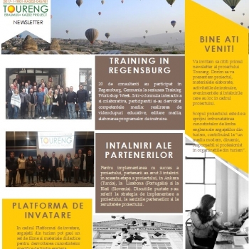 Am publicat primul newsletter al proiectului international TourENG